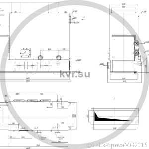 Котел КВм-2,5. Чертеж