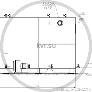 Котел КВр-1,0. Чертеж