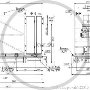Котел КВр-2,2. Чертеж