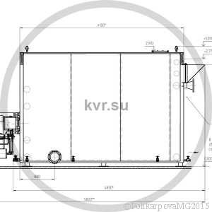 Чертеж газового котла 3,5 МВт