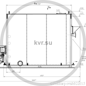 Чертеж газового котла 4 МВт