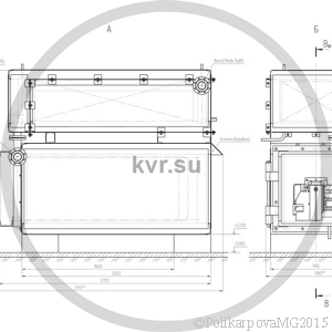 Чертеж газового котла 400 КВт