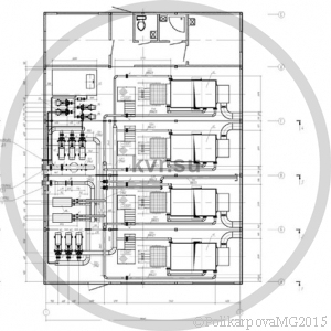 Чертеж модульной котельной 5 МВт план расположения оборудования на 0 отметке