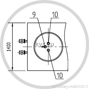 Чертеж резервуара РГС-3