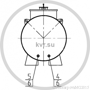 Чертеж резервуара РГС-3